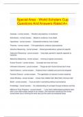   Special Area - World Scholars Cup Questions And Answers Rated A+.