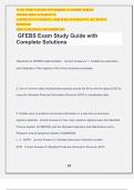 GFEBS Exam Study Guide with Complete Solutions