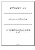 (WGU C273) SOCG 1010 Introduction to Sociology - OA Readiness Exam Guide - 2024.