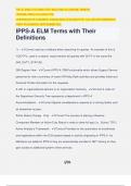 IPPS-A ELM Terms with Their Definitions