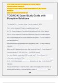 TCIC/NCIC Exam Study Guide with Complete Solutions