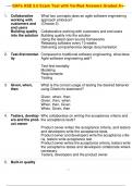 SAFe ASE 5.0 Exam Test with Verified Answers Graded A+