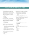 NCLEX EXAM REVIEW