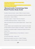 Massachusetts Cosmetology State Board Practice Study Guide