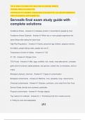 Servsafe final exam study guide with complete solutions