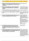  ACLS: PROMED 2024/2025 TEST WITH VERIFIED ANSWERS