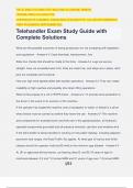 Telehandler Exam Study Guide with Complete Solutions