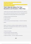 TNCC ENA 9th Edition Pre Test Questions and Answers | 100% Pass