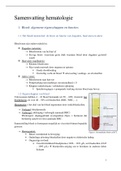 Hematologie in een notendop