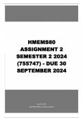 HED4807 Assignment 4 (COMPLETE ANSWERS) 2024 - DUE 9 October 2024 All correct answered |100% TRUSTED Complete, trusted solutions and explanations | Latest updated complete detailed quality answers solution |study guide 2024 | (5) five star rating |A+ grad