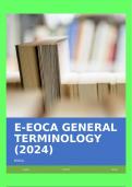 E-EOCA GENERAL TERMINOLOGY (2024)