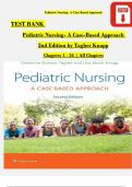 TEST BANK For Pediatric Nursing- A Case-Based Approach, 2nd Edition by (Tagher, 2024), Verified Chapters 1 - 34, Complete Newest Version