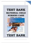 Test Bank for Maternal Child Nursing Care, 7th Edition (Perry, 2023), Chapter 1-50 | All Chapters