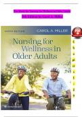 Nursing for Wellness in Older Adults Miller 8th Edition Test Bank (Already graded A)