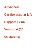 Advanced  Cardiovascular Life Support Exam Version A (50 Questions) 1. You find an unresponsive patient who is not breathing. After activating the emergency response system, you determine that there is no pulse. What is your next action?  A. Open the airw