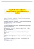 Comptia A+ 220-1101 Core 1 Study Questions And Answers 100% Verified.