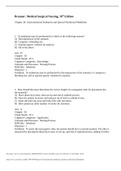 Brunner: Medical-Surgical Nursing, 10th Edition Chapter 36: Gastrointestinal Intubation and Special Nutritional Modalities