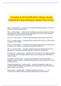  Comptia A+® Certification Study Guide Questions And Answers Latest Top Score.