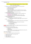 Summary ATI Proctored OB Maternal Newborn Study Guide | NURSING 327 | Latest 