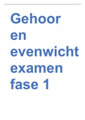 Examenvragen gehoor en evenwicht diagnostiek 2021