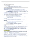 NR 602 FINAL EXAM STUDY GUIDE (version 2)-NR 602-Week 8 Final Topics, Chamberlain College of Nursing Course Code: NR602 Course Title: Primary Care of the Childbearing and Childrearing Family