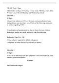 NR 602 Week 3 Quiz, Chamberlain College of Nursing , NR602 : Primary Care of the Childbearing and Childrearing Family