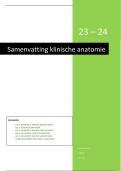 samenvatting klinische anatomie 2 BARE (15/20) 