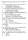 Chamberlain College of Nursing NURSING NR 324NR 324 MED SURG Exam 1 Practice questions