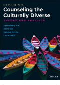 Counseling the culturally diverse