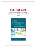 Role Development for the Nurse Practitioner 2nd Edition Stewart Test Bank