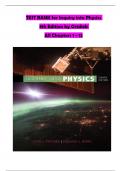 TEST BANK For Inquiry into Physics 8th Edition by Ostdiek, Verified Chapters 1 - 12, Complete Newest Version