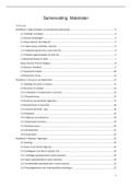 Samenvatting leerstof E701029A - Materialen uit eerste bachelor opleiding tot industrieel ingenieur