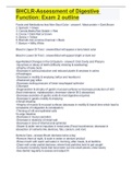 BHCLR-Assessment of Digestive Function: Exam 2 outline