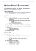 Samenvatting gedragsbiologie 2, semester 2 