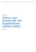 China van keizerrijk tot kapitalisme (1842-2001), vwo 2022