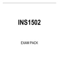 INS1502 EXAM PACK 2022