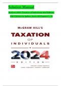 TEST BANK For McGraw-Hill's Essentials of Federal Taxation 2024 Edition, 15th Edition By Brian Spilker, Benjamin Ayers, Verified Chapters 1 - 17, Complete