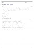 WGU D001 PRE-ASSESSMENT UNDERSTANDING OF BEHAVIOR QUESTIONS AND ANSWERS