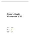 Communicatieklassiekers Module 4-6 