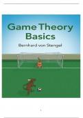 Solution Manual for Game Theory Basics 1st Edition By Bernhard von Stengel, ISBN: 9781108843300, All 12 Chapters Covered