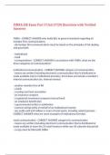 FINRA SIE Exam Part 3 Unit 27|20 Questions with Verified Answers,100% CORRECT