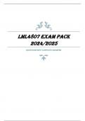 LML4807 EXAM PACK 2024/2025