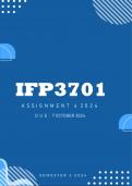 IFP3701 Assignment 4 2024 | Due 7 October 2024