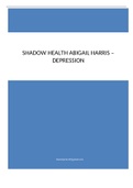 SHADOW HEALTH ABIGAIL HARRIS – DEPRESSION