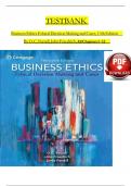 Test bank Business ethics ethical decision making cases 13th Edition By O. C. Ferrell, John Fraedrich.pdf