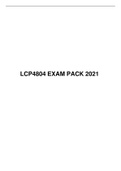 LCP 4804 EXAM PACK 2021, UNISA