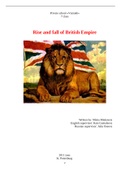 Rise and fall of British Empire Written by: Nikita Miskovets English supervisor: Kate Gamaleeva Russian supervisor: Julia Oseeva