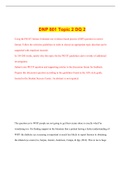  DNP 801 Topic 2 DQ 2