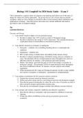 Exam (elaborations) Biology 141  Campbell Su20 Study Guide-Exam 3.