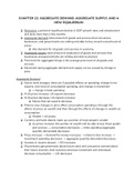 Chapter 22: Aggregate Demand, Aggregate Supply, and A New Equilibrium